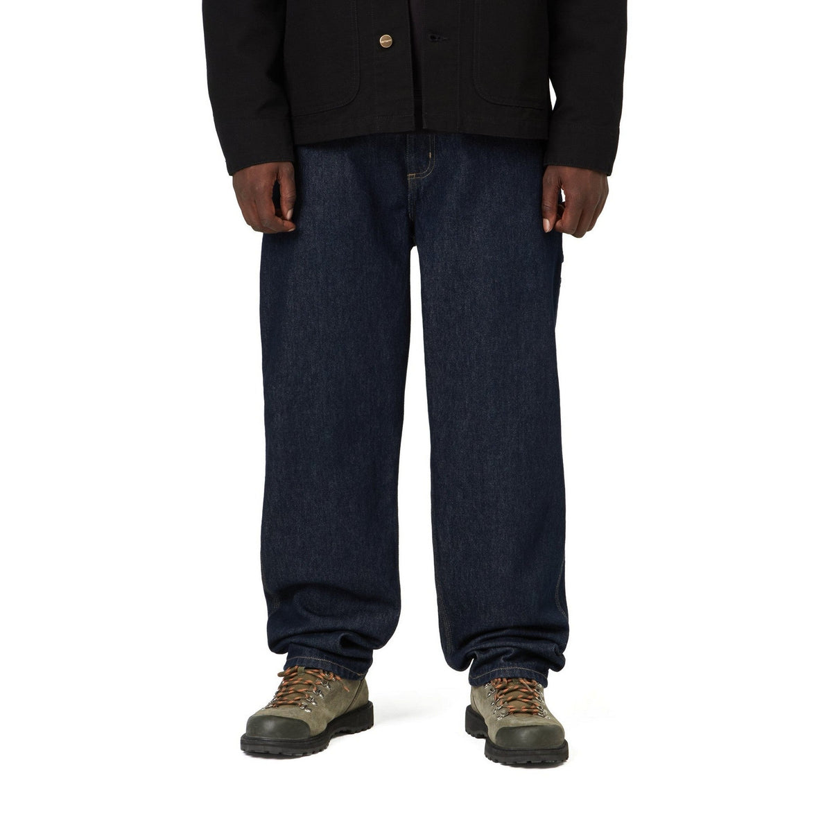 Carhartt WIP Single Knee Pant Blue, Rinsed