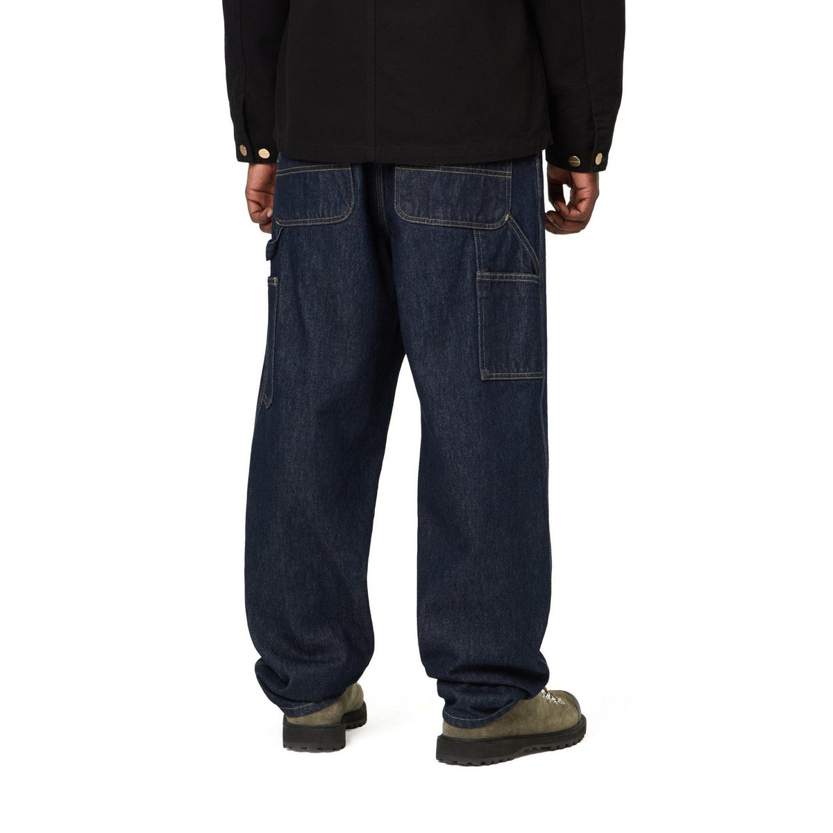Carhartt WIP Single Knee Pant Blue, Rinsed