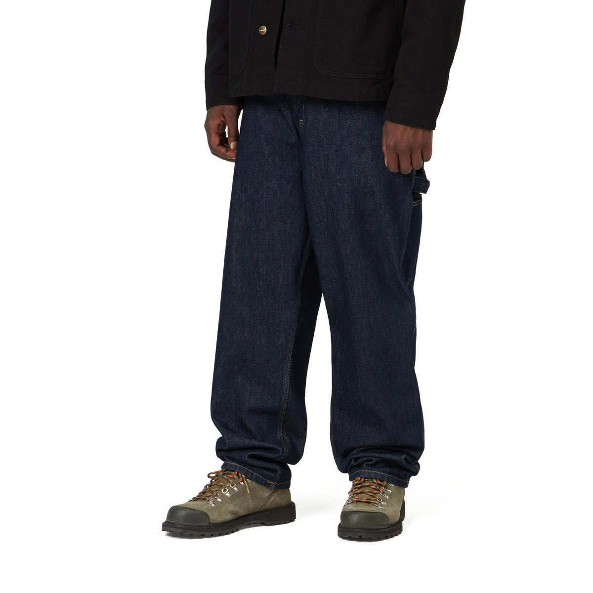 Carhartt WIP Single Knee Pant Blue, Rinsed