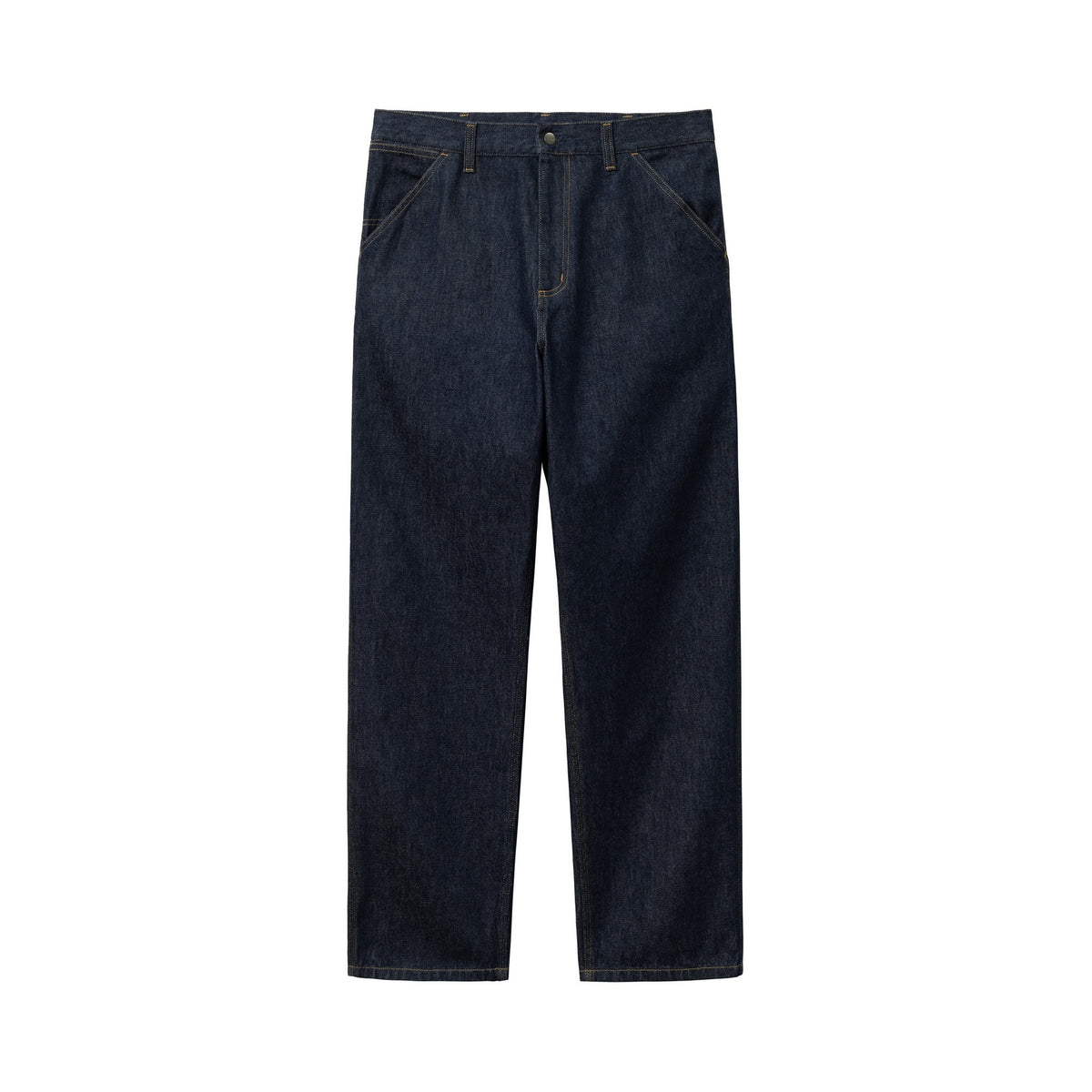 Carhartt WIP Single Knee Pant Blue, Rinsed