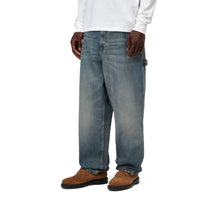 Carhartt WIP Single Knee Pant Blue, Worn used wash