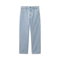 Carhartt WIP Single Knee Pant Blue, Heavy stone bleached