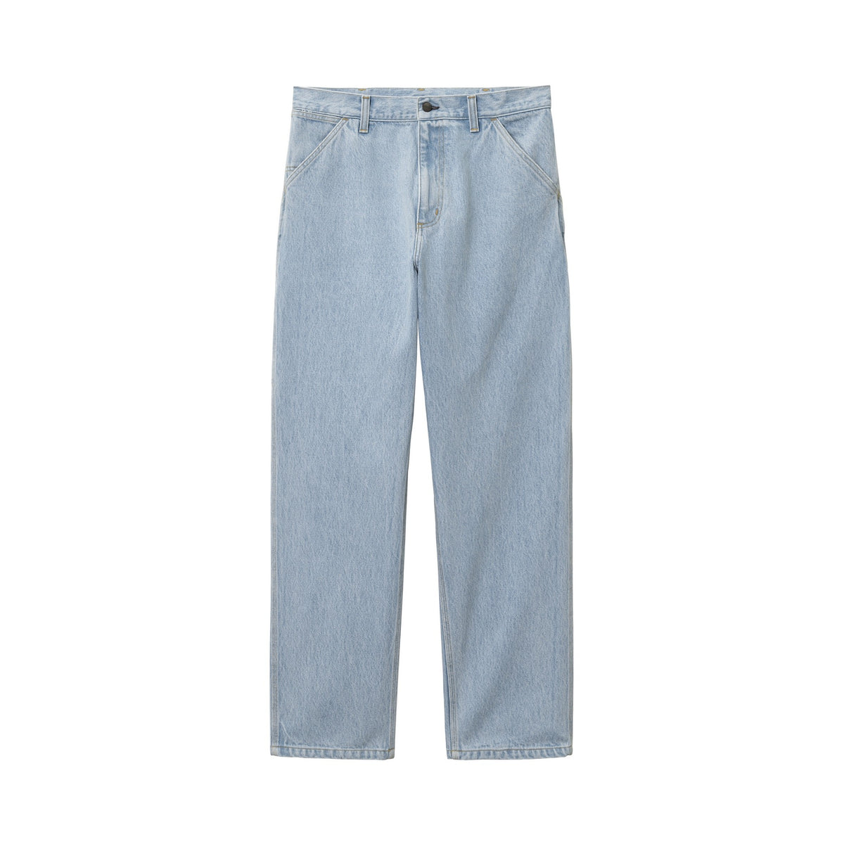 Carhartt WIP Single Knee Pant Blue, Heavy stone bleached