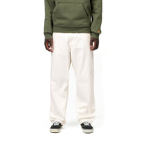 Carhartt WIP Single Knee Pant White, Rinsed