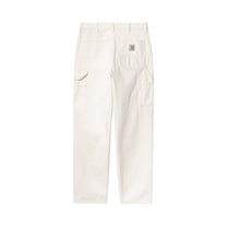 Carhartt WIP Single Knee Pant White, Rinsed