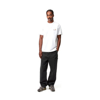 Carhartt WIP Single Knee Pant Black, Stone washed
