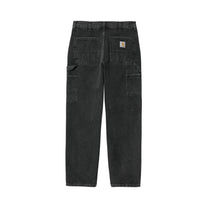Carhartt WIP Single Knee Pant Black, Stone washed