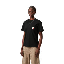 Carhartt WIP Women's S/S Pocket Heart T-Shirt Black / Red
