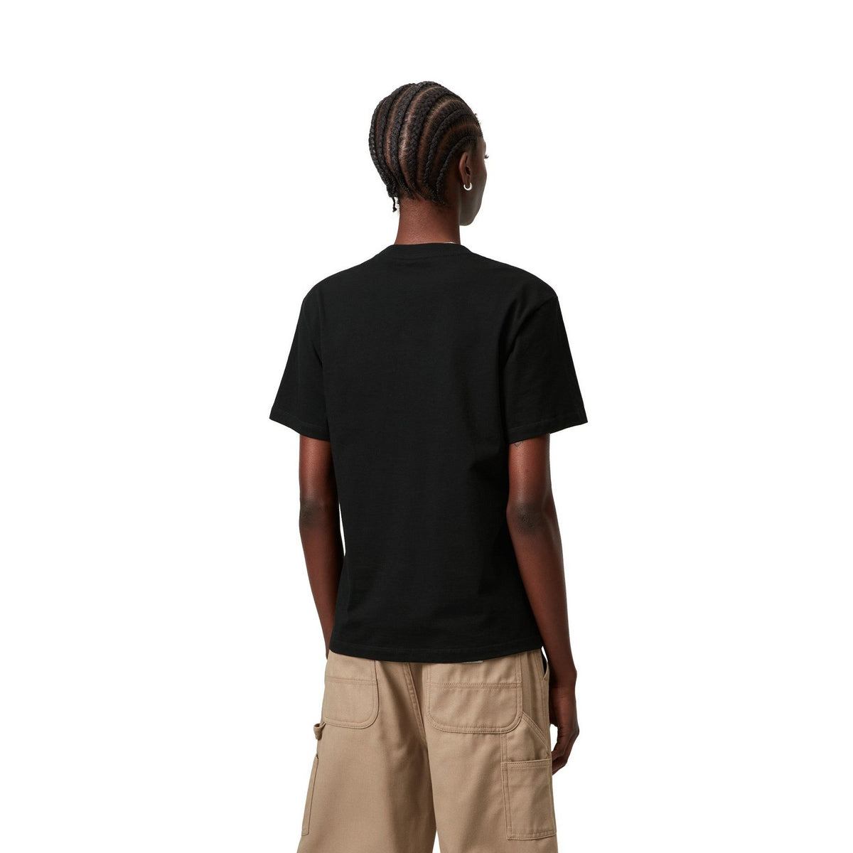 Carhartt WIP Women's S/S Pocket Heart T-Shirt Black / Red