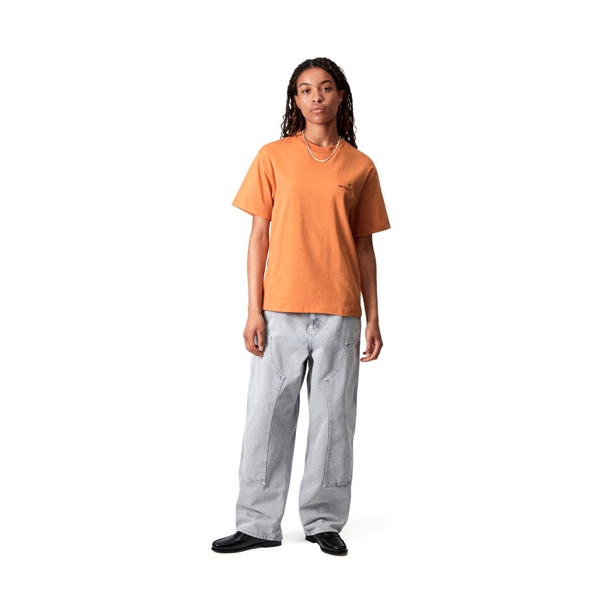 Carhartt WIP Women's S/S American Script T-Shirt Redhaven