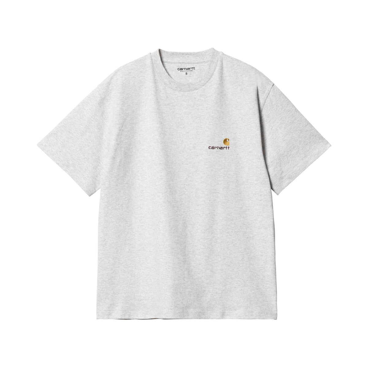 Carhartt WIP Women's S/S American Script T-Shirt Ash Heather