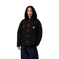 Carhartt WIP Women's OG Michigan Coat Black / Black, Rinsed