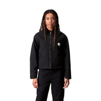 Carhartt WIP Women's OG Detroit Jacket (Winter) Black / Black, Rinsed