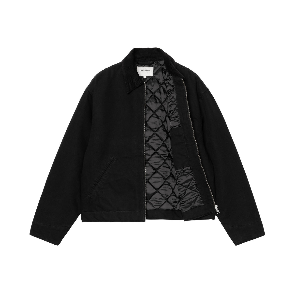 Carhartt WIP Women's OG Detroit Jacket (Winter) Black / Black, Rinsed