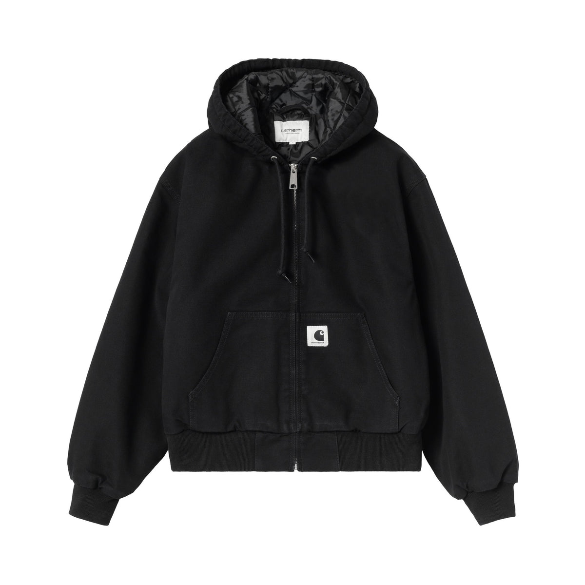 Carhartt WIP Women's OG Active Jacket (Winter) Black, Rinsed