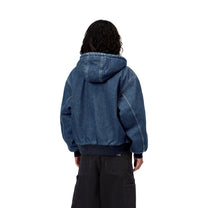 Carhartt WIP Women's OG Active Jacket (Winter) Blue, Stone washed
