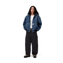 Carhartt WIP Women's OG Active Jacket (Winter) Blue, Stone washed
