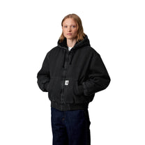 Carhartt WIP Women's OG Active Jacket (Winter) Black, Stone washed