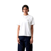 Carhartt WIP Women's S/S Script Embroidery T-Shirt White / Black