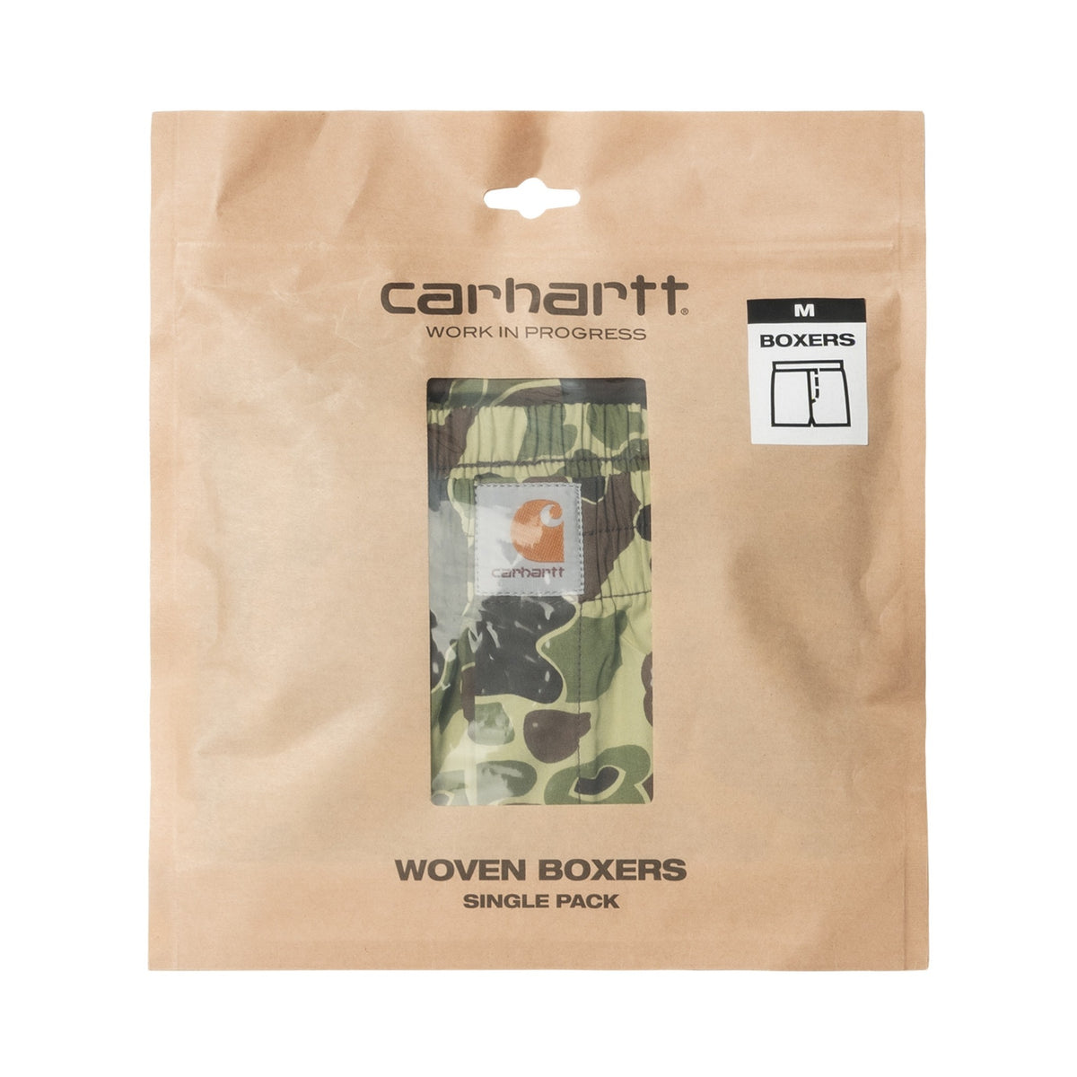 Carhartt WIP Cotton Boxer Camo Duck, Green