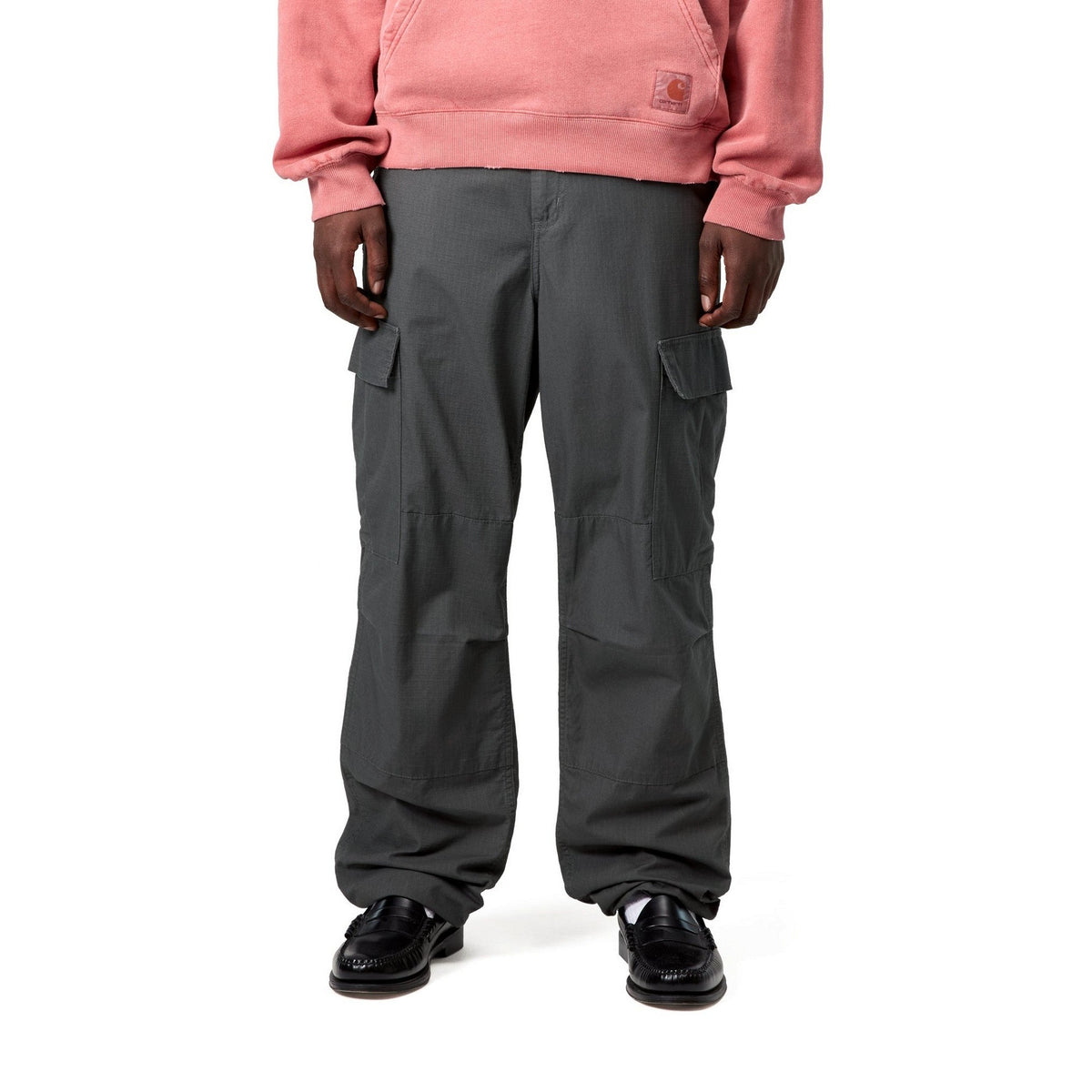 Carhartt WIP Regular Cargo Pant Graphite, Rinsed
