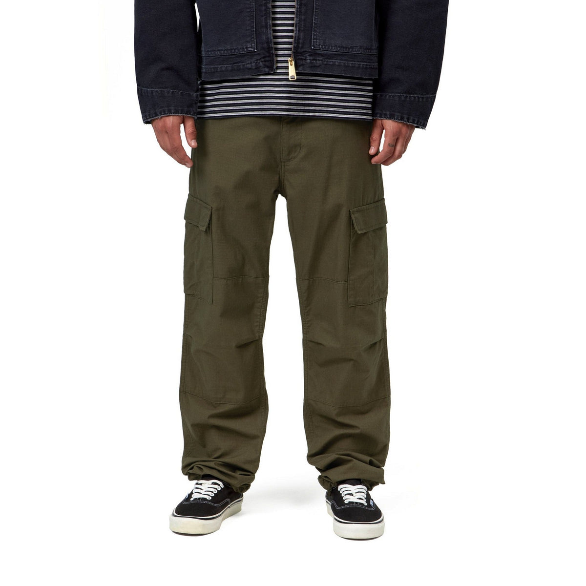 Carhartt WIP Aviation Pant Cypress, Rinsed