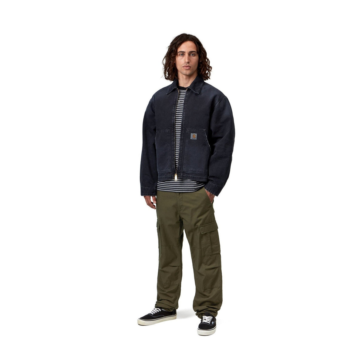 Carhartt WIP Aviation Pant Cypress, Rinsed