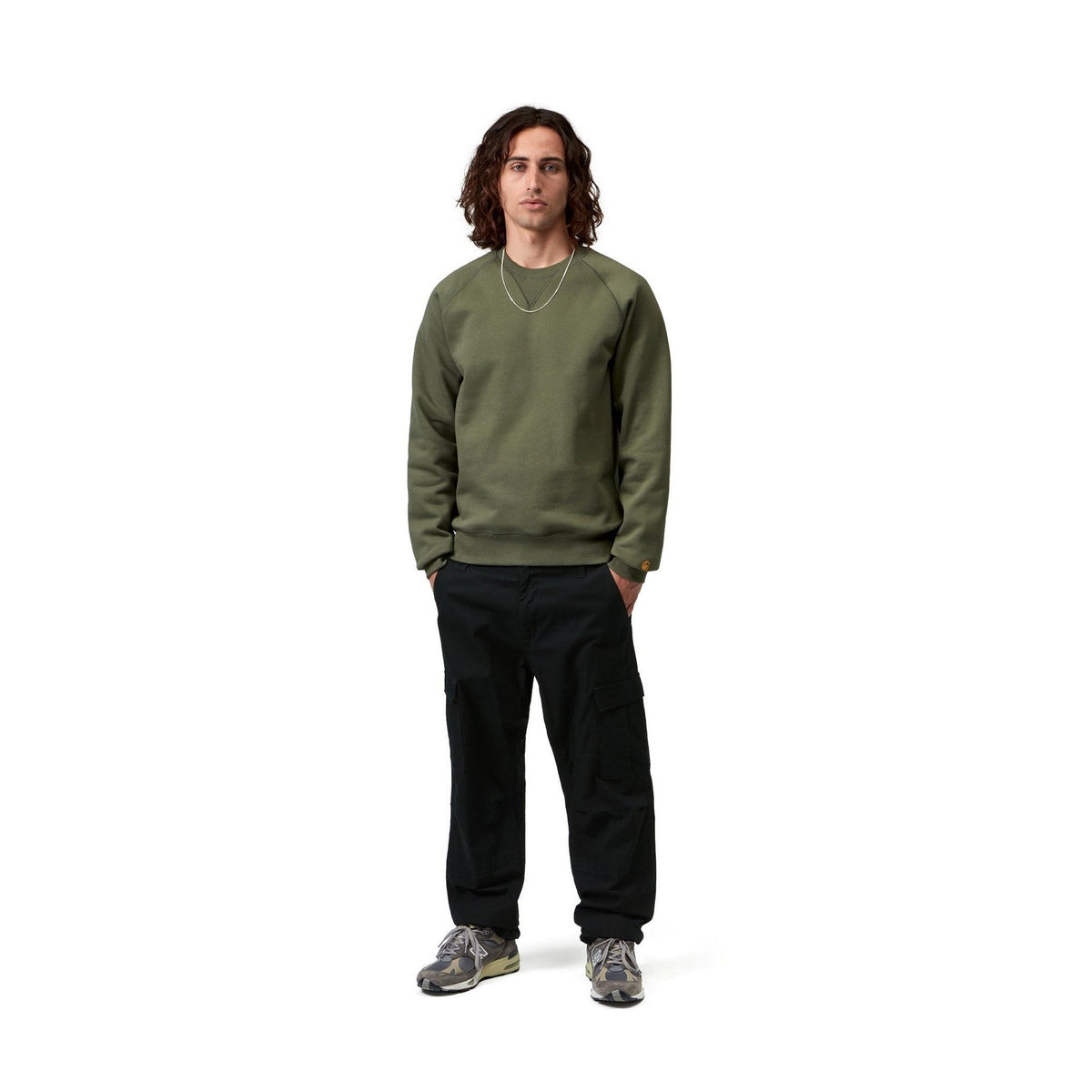 Carhartt WIP Aviation Pant Black, Rinsed