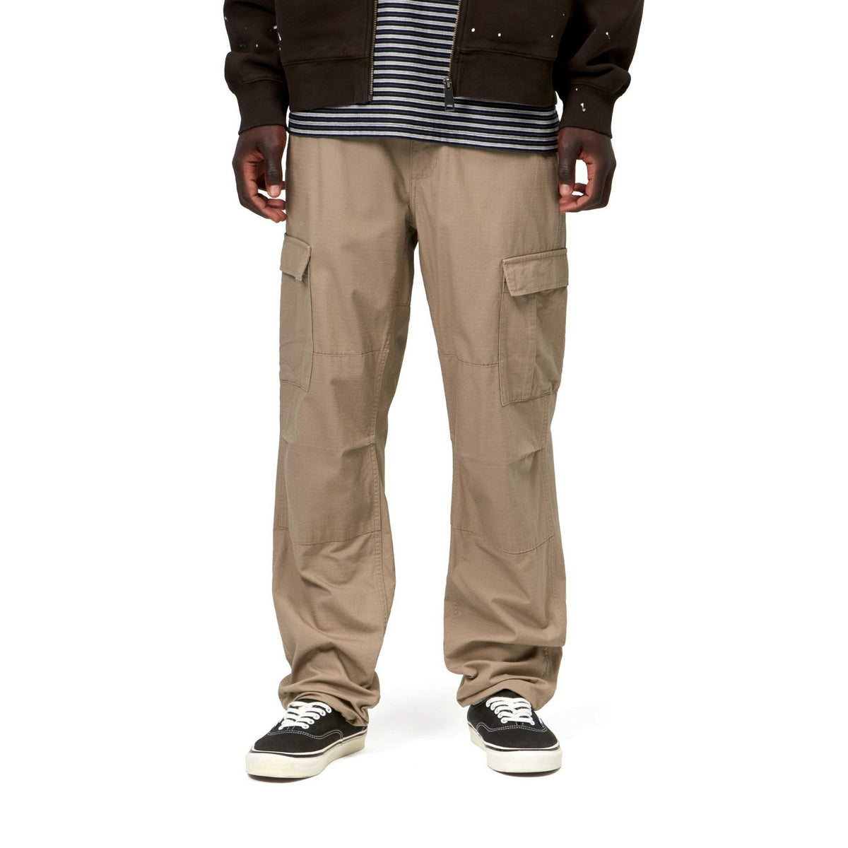 Carhartt WIP Aviation Pant Leather, Rinsed