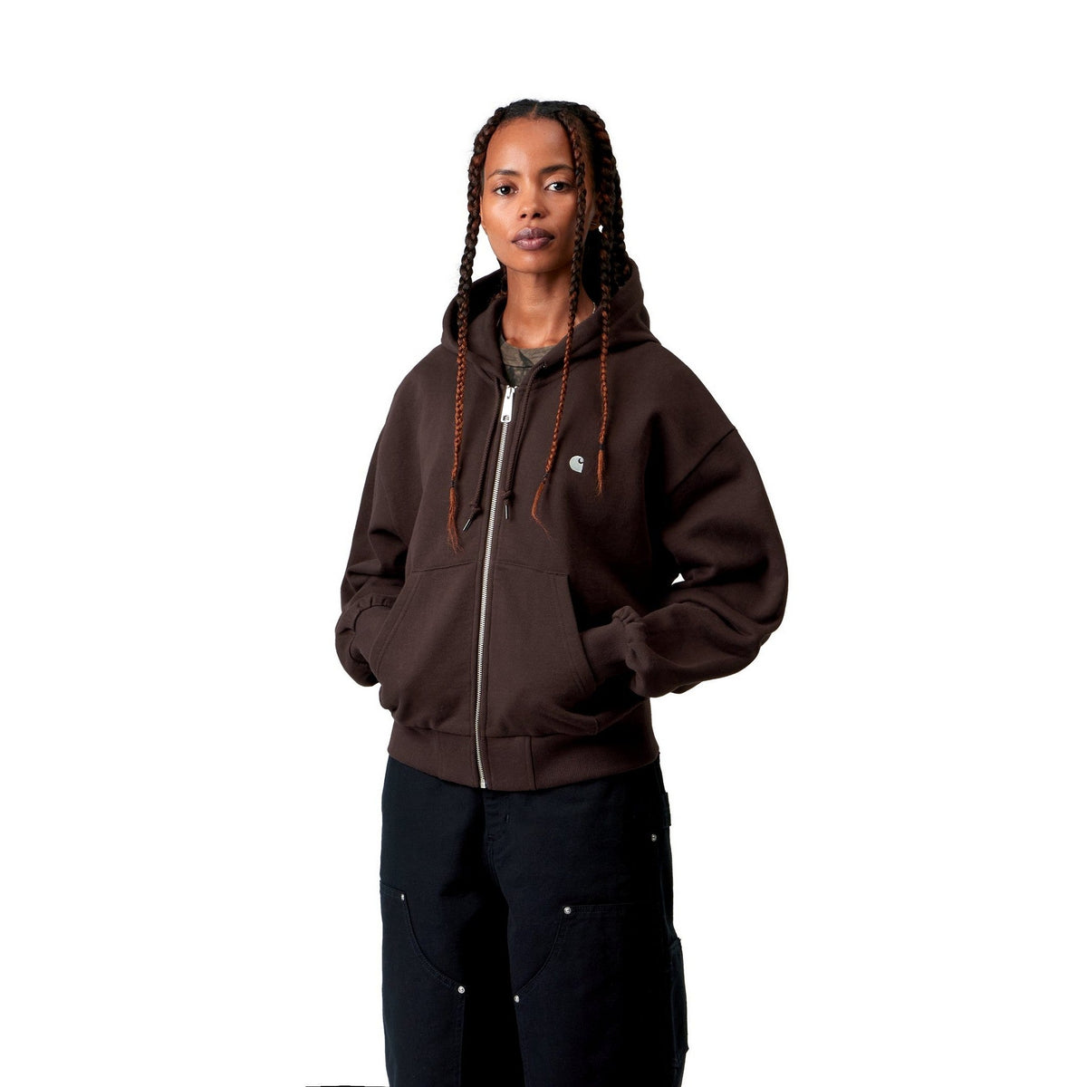 Carhartt WIP Women's Hooded Casey Jacket Palisander / Silver