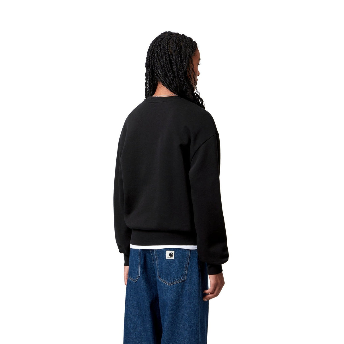 Carhartt WIP Women's Casey Sweatshirt Black / Silver