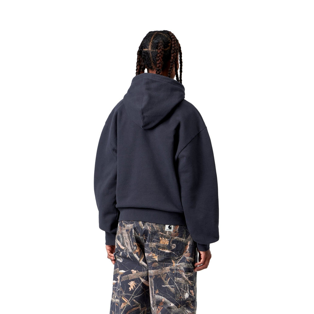 Carhartt WIP Women's Hooded Casey Sweatshirt Dark Navy / Silver