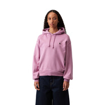 Carhartt WIP Women's Hooded Nelson Sweatshirt Gentle Purple, Garment dyed