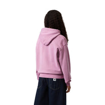 Carhartt WIP Women's Hooded Nelson Sweatshirt Gentle Purple, Garment dyed