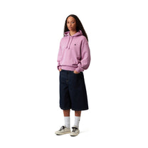 Carhartt WIP Women's Hooded Nelson Sweatshirt Gentle Purple, Garment dyed