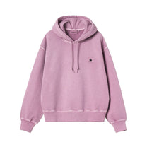 Carhartt WIP Women's Hooded Nelson Sweatshirt Gentle Purple, Garment dyed