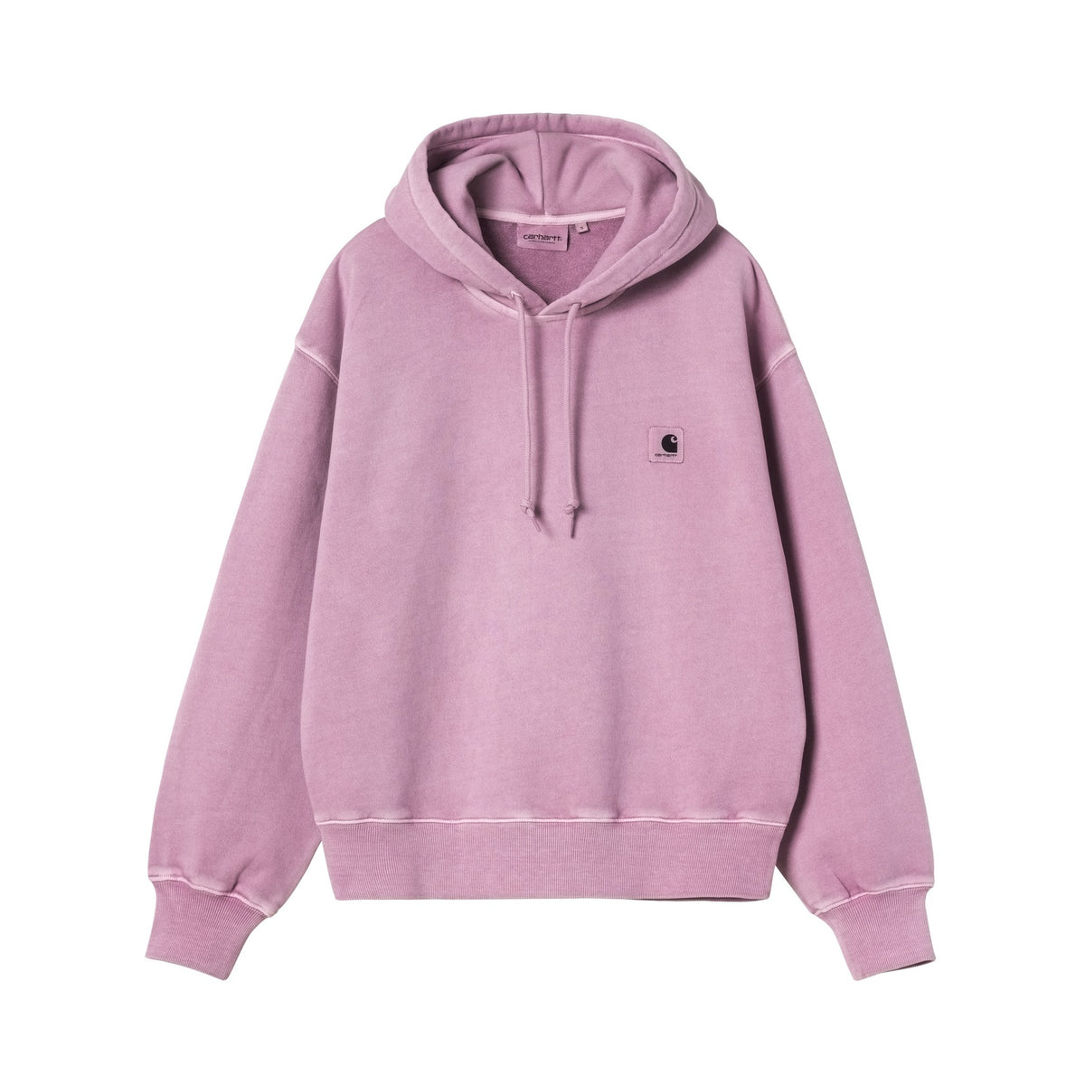 Carhartt WIP Women's Hooded Nelson Sweatshirt Gentle Purple, Garment dyed