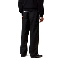 Carhartt WIP Women's Pierce Pant Straight Black, Rinsed