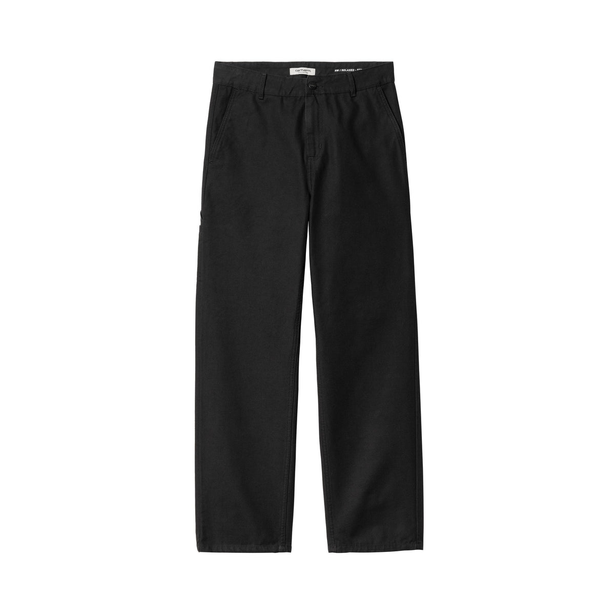 Carhartt WIP Women's Pierce Pant Straight Black, Rinsed