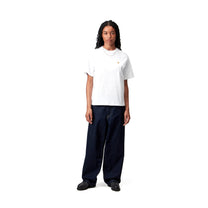 Carhartt WIP Women's S/S Chase T-Shirt White / Gold
