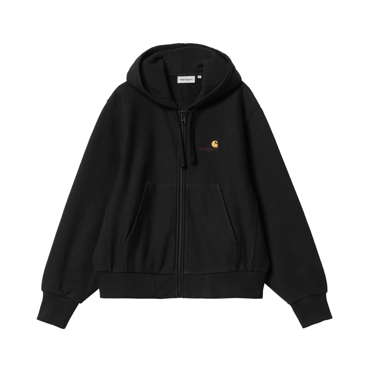 Carhartt WIP Women's Hooded American Script Jacket Black