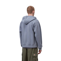 Carhartt WIP Hooded American Script Jacket Shady Blue