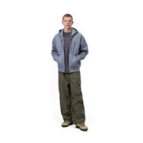 Carhartt WIP Hooded American Script Jacket Shady Blue
