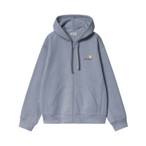 Carhartt WIP Hooded American Script Jacket Shady Blue