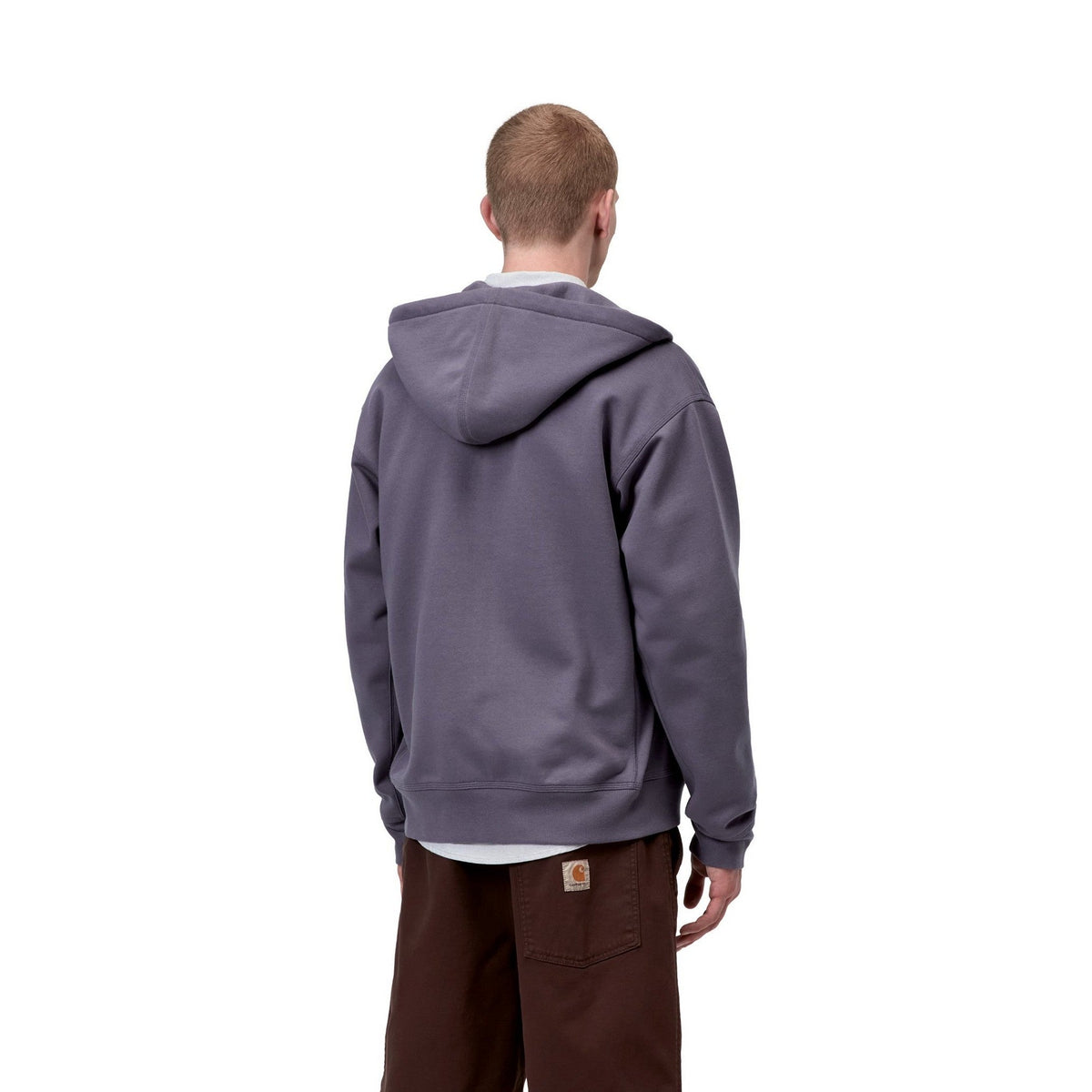Carhartt WIP Hooded American Script Jacket Shady Purple