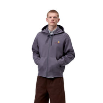 Carhartt WIP Hooded American Script Jacket Shady Purple