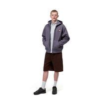 Carhartt WIP Hooded American Script Jacket Shady Purple