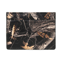 Carhartt WIP Vegas Cardholder Camo Feather Tree, Black / Silver
