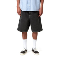 Carhartt WIP Simple Short Black, Heavy stone wash