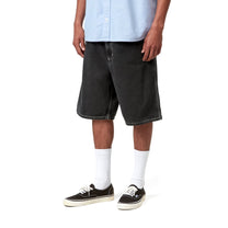 Carhartt WIP Simple Short Black, Heavy stone wash